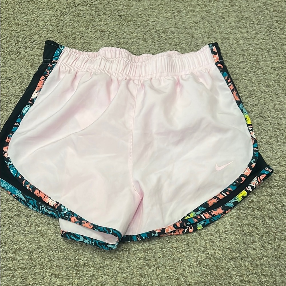Nike Pink and Black Athletic Shorts Lightweight Running